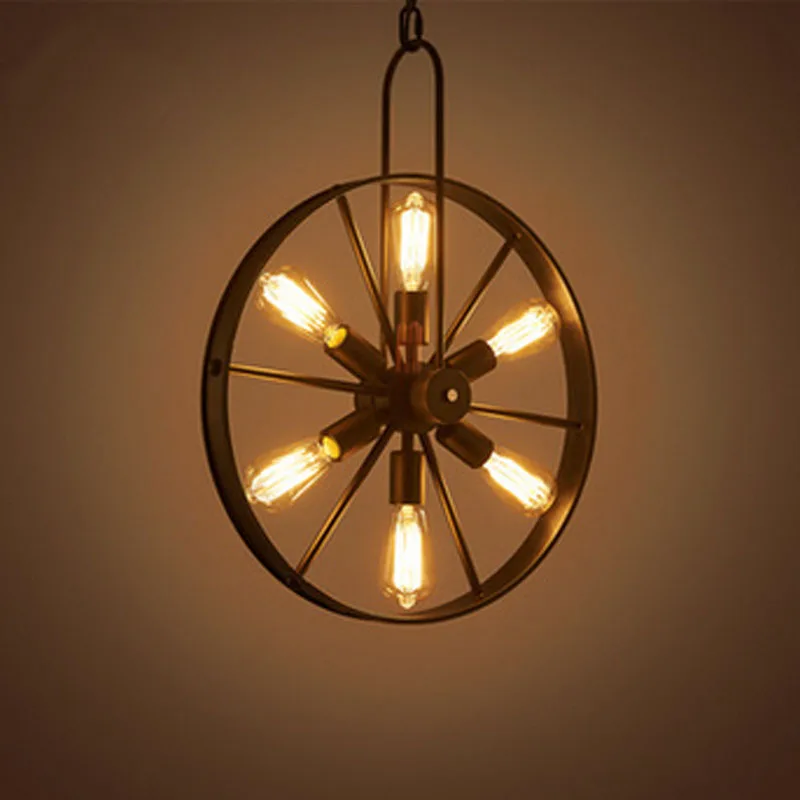 

LOFT Retro American Industry Style Pendant Light For Coffee Shop Bar Creative Personality Lamps For Restaurant DHL Free