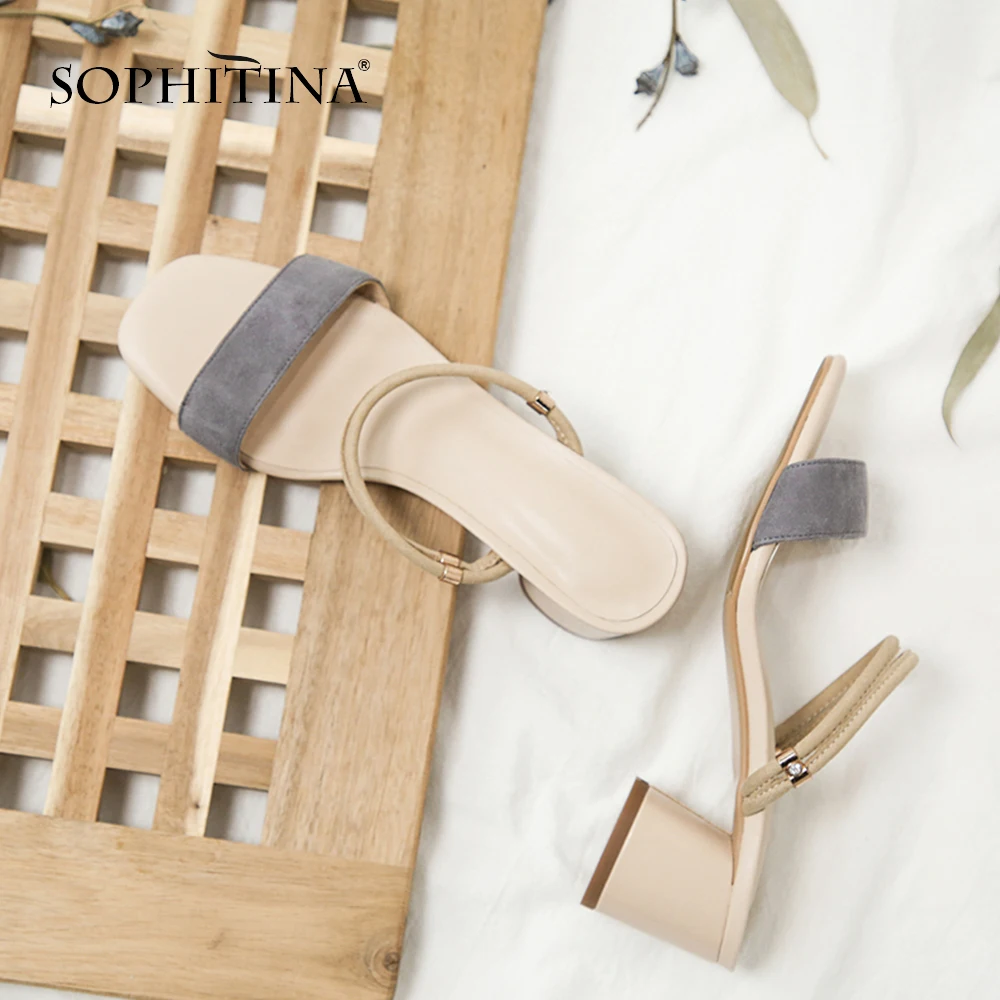 SOPHITINA/Модные женские босоножки Высококачественная удобная летняя обувь на