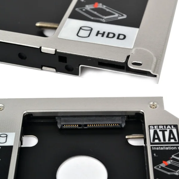 Алюминиевый корпус для второго жесткого диска 9 5 мм 2 дюйма SATA 0 3 0|caddy 9.5mm|case forcase for
