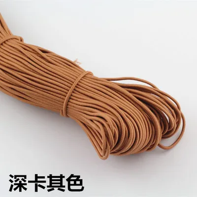 Резиновая эластичная веревка для сумок для одежды diy Швейные аксессуары 10 метров цветная Высококачественная эластичная лента 3 мм диаметр - Цвет: 5