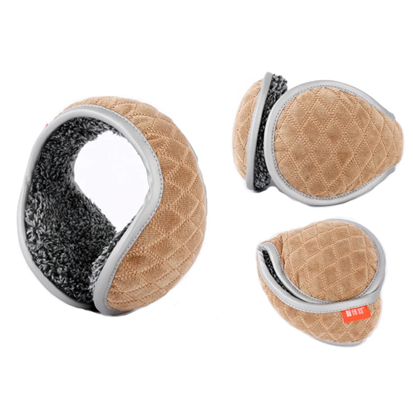 Зимние наушники Мужские Складные Наушники задняя одежда бархатные теплые