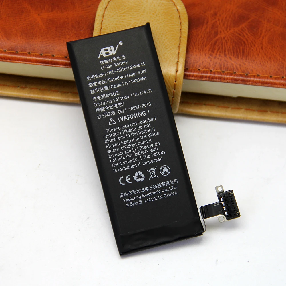 Высокое качество ABV батарея ip4S батарея для iphone 4S iphone 4S IP4S батарея с бесплатным ремонтом инструменты