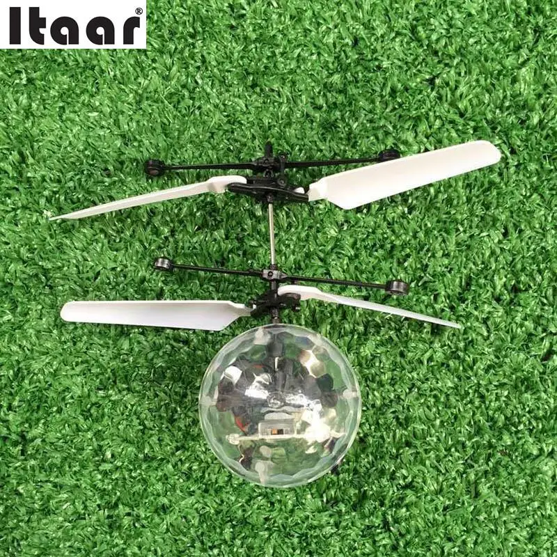 1 шт. F светильник Heli мяч Летающий светящийся красочный шар индукционный