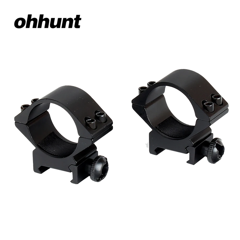 Ohhunt 30 мм низкий профиль Пикатинни Вивер прицел 20 мм крепление кольца охотничьи Тактические аксессуары для винтовочного оптического прицела