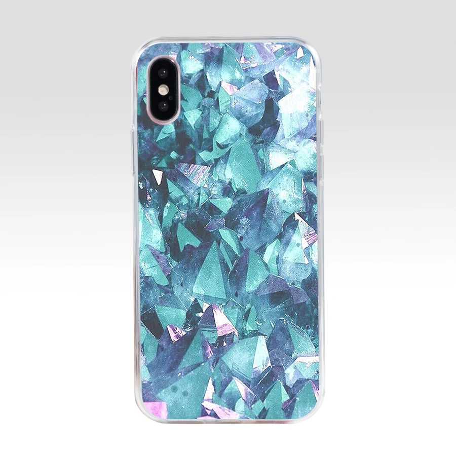 Мягкий силиконовый чехол для iphone 5 211 se X XR XS Max 5s H цвета морской волны серебристый