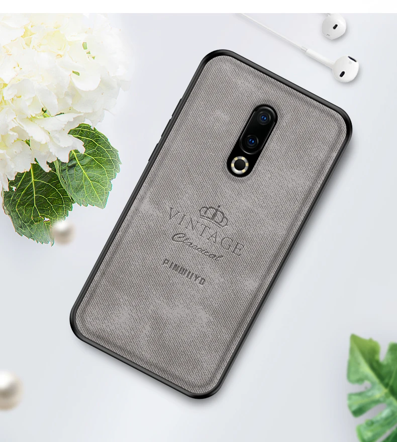 Простой однотонный чехол для телефона для Meizu 16 Plus 16th, матовый тканевый чехол PINWUYO с защитой от отпечатков пальцев, задняя крышка, чехол