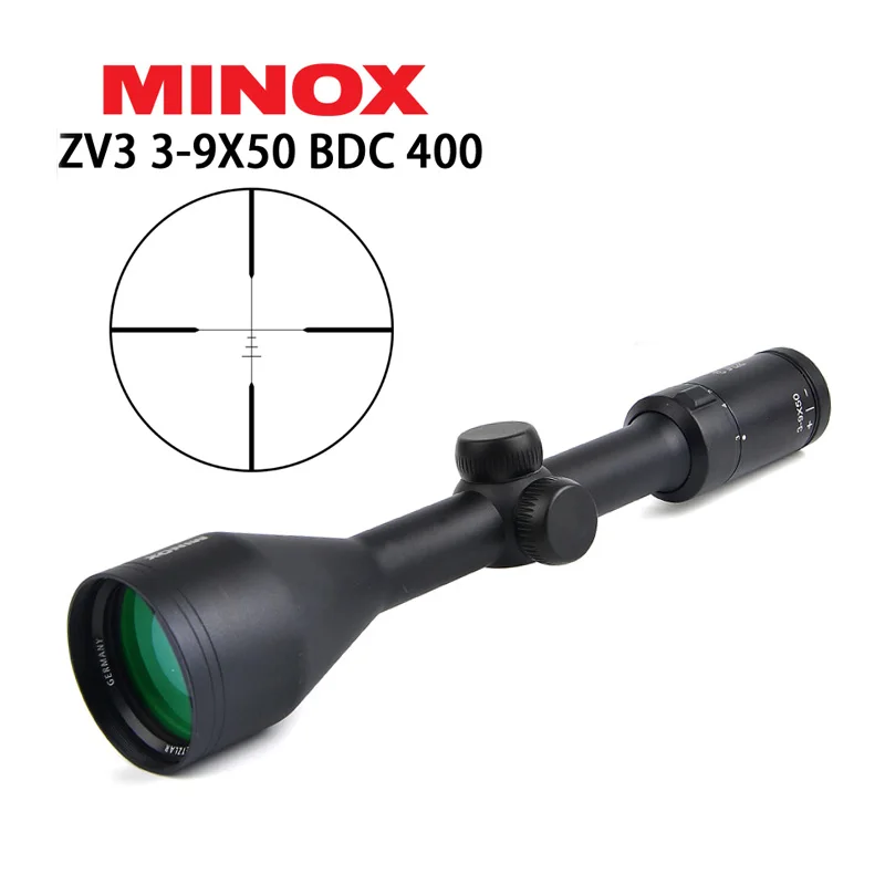 Minox ZV 3 9X50 BDC 400 сетчатый дальномер охотничий прицел тактические прицелы с длинным