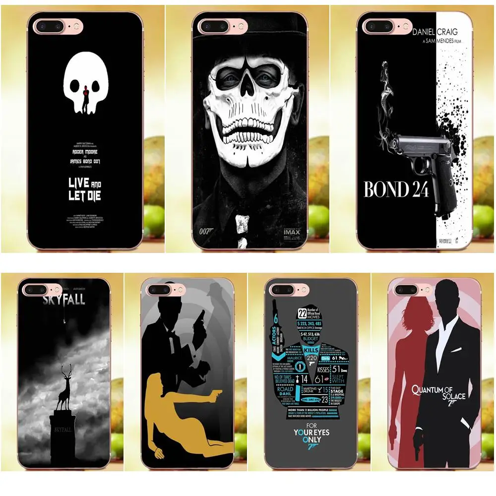 Для Xiaomi Redmi Note 2 3S 4 4A 4X 5 5A 6 6A Pro Plus мягкий TPU мобильный телефон чехлы 007 James Bond