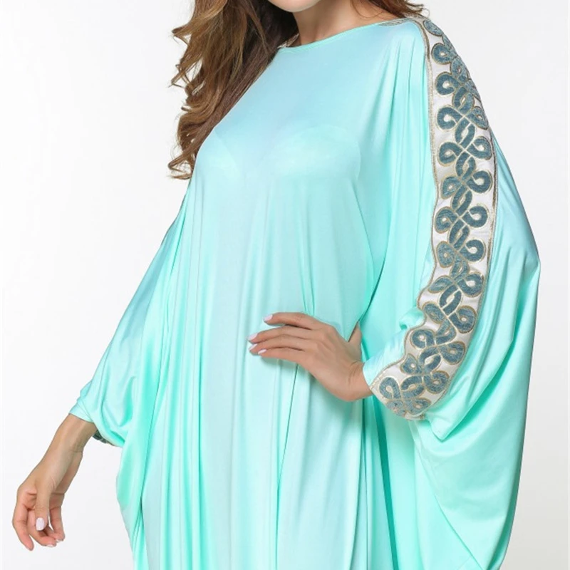 Брендовое модное мусульманское платье 2020 абайя кафтан Мягкий Плюс Размер халат