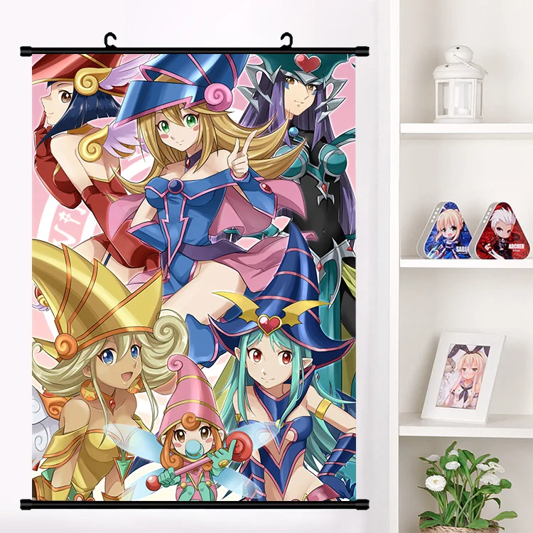 Аниме Yu-Gi-Oh! Duel Monsters Mutou Yuugi ATEM темная волшебница Косплей настенный плакат домашний декор