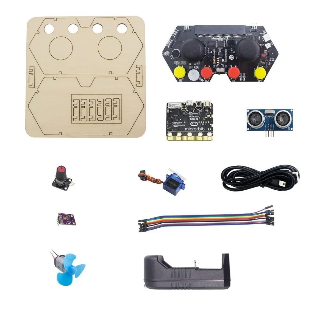 Контроллер ручки Micro:bit макетная плата обучающий комплект STEAM Starter RC Parts Robot |