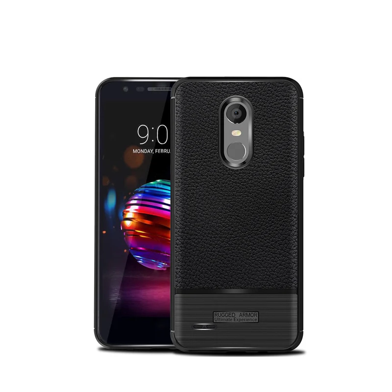 Кожаный чехол для телефона с рисунком личи LG K10 Alpha 2018 тонкий Силиконовый