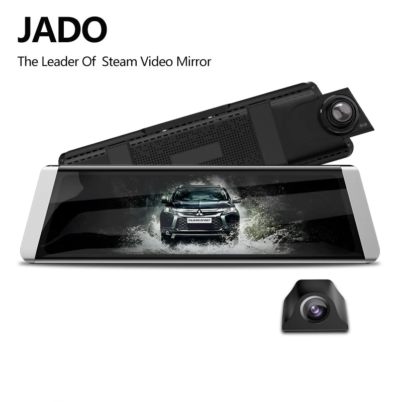 JADO D800s X5 Автомобильный видеорегистратор поток зеркало заднего вида камера LDWS gps