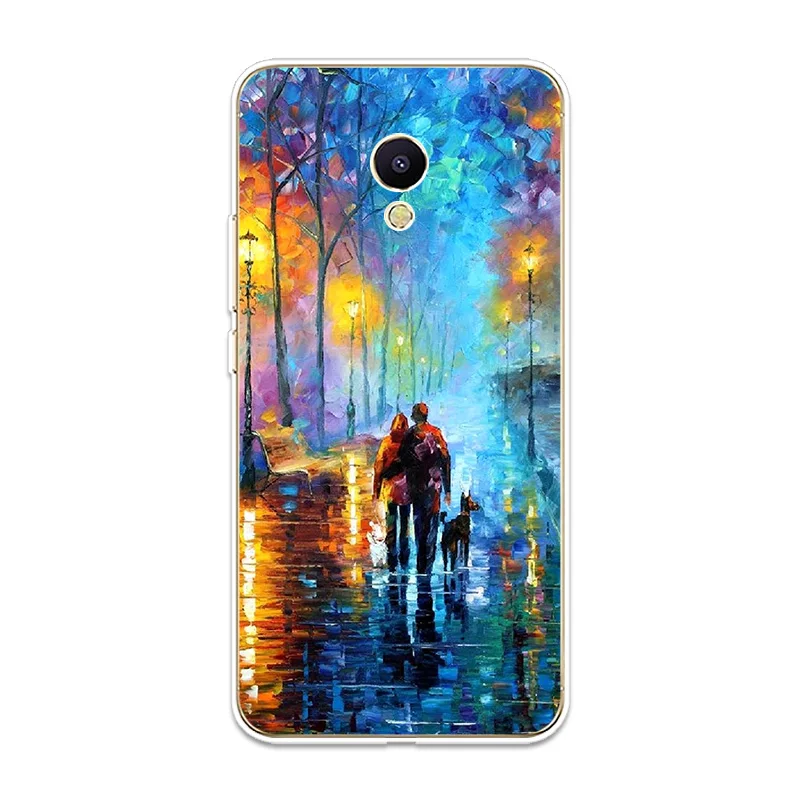 Silicone Case For Meizu M3 M5 M6 NTOE M3S M5S M5C M6S M6T Cover Oil Painting Patterned Soft Shell Phone |