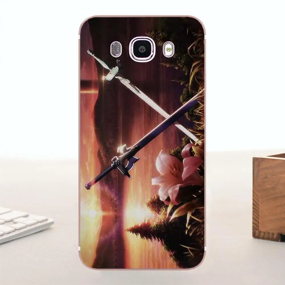 Для Galaxy Alpha Core Note 2 3 4 S2 A10 A20 A20E A30 A40 A50 A60 A70 M10 M20 M30 TPU Рисунки Меч искусства онлайн Sao Аниме Манга на.