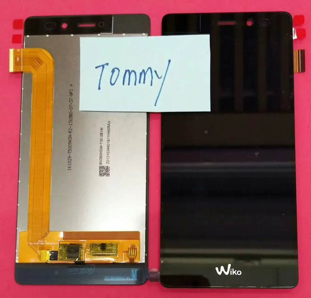 Для 5 дюймов ЖК-дисплей экран Wiko цифровой преобразователь с Tommy сенсорная панель