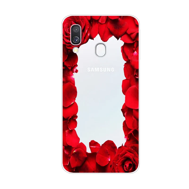 Мягкий силиконовый чехол ТПУ для samsung Galaxy A40, чехол s с мультяшным животным, нарисованная задняя крышка, чехол для samsung A40 A 40, бампер для телефона 5,9 - Цвет: 30