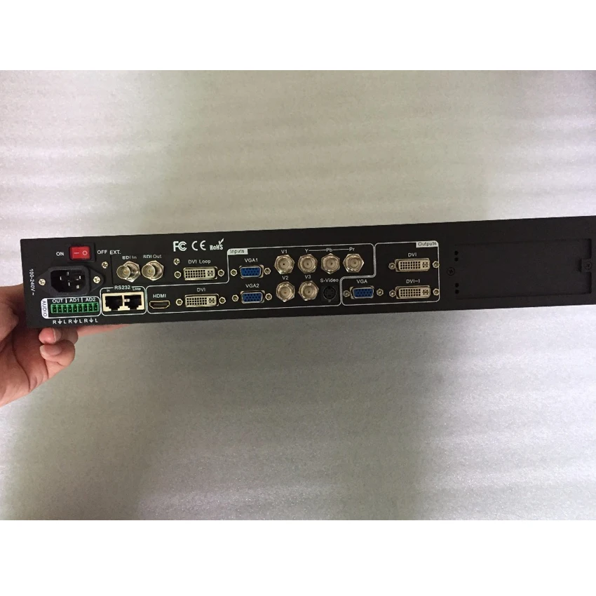 Видеопроцессор со светодиодным дисплеем LINSN и NOVA VDWALL LVP605 Hdmi/композитный/Usb/DVI/vga