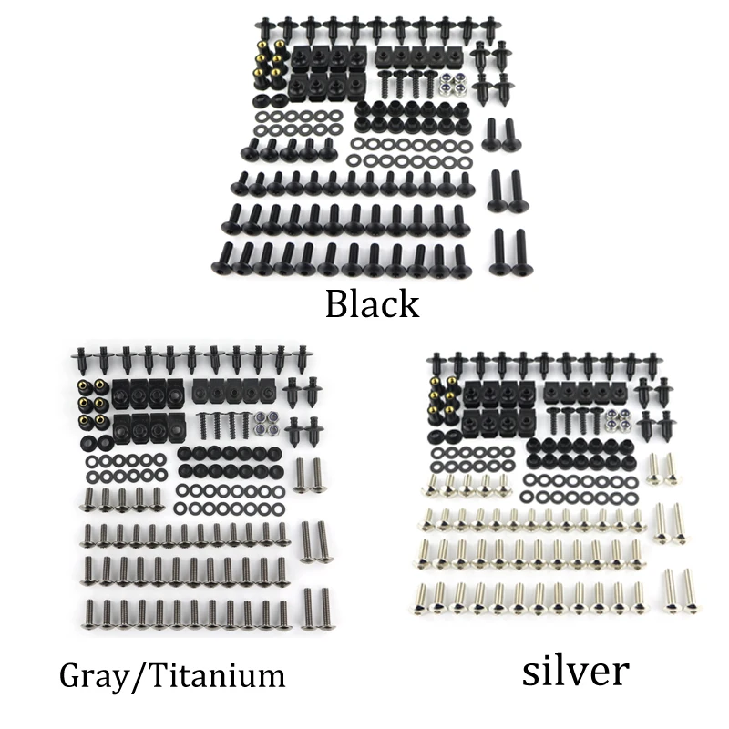 

Motorcycle Complete Full Fairing Bolts Kit Screw Nuts Steel Fit For Yamaha MT-09 FJR1300 YZF-R3 R25 MT-07 MT 07 YZF-R1 XJR1300