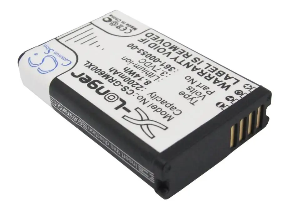Аккумулятор Cameron Sino для GARMIN Alpha 100 2200 мАч ручной Монтана 600 600T Camo 650T 010-11654-03 361-00053-00 |
