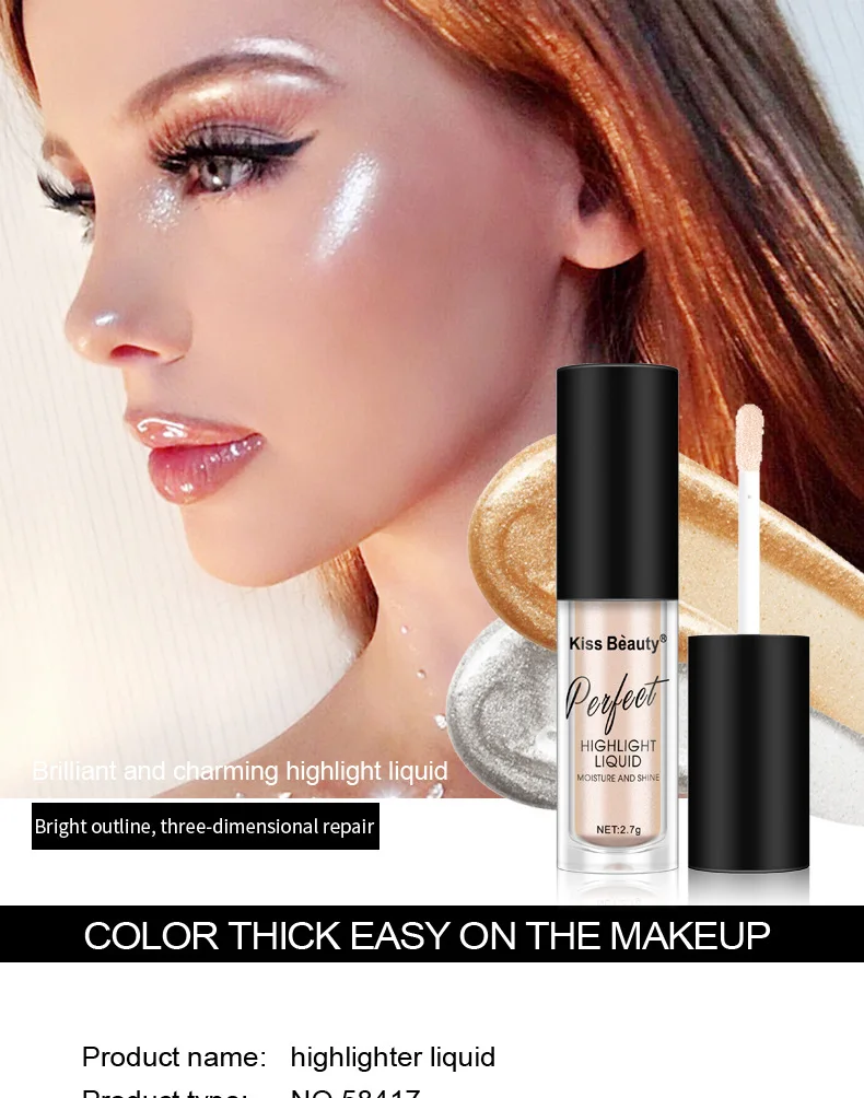 KISS BEAUTY Silkworms осветляющая жидкая пудра Тональная основа жидкий консилер для осветления лица Жидкая Основа макияжа для любой кожи