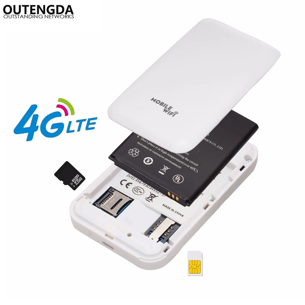 Беспроводной мини-роутер 4G LTE разблокированный 3G/4G FDD EVDO Портативный Карманный Wi-fi