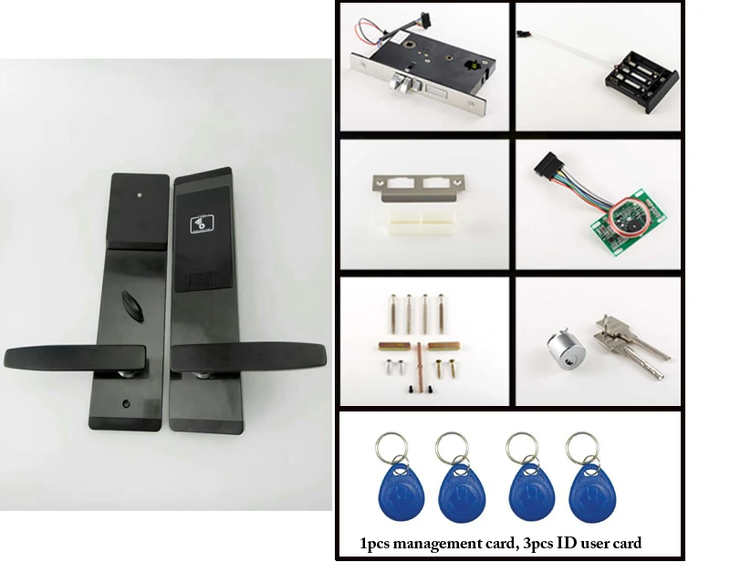Нержавеющая сталь rfid гостиничный замок Системы смарт-карты Цифровые Электронные дверные замки