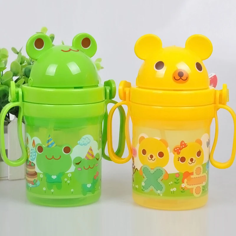 Детские Обучающие Бутылочки для питьевой воды чашки кормления с ручками и