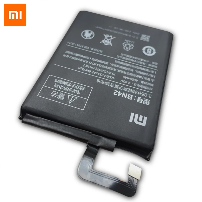 Xiao Mi Оригинальный аккумулятор для телефона BN42 Xiaomi Redmi 4 высокое качество 4000 мАч