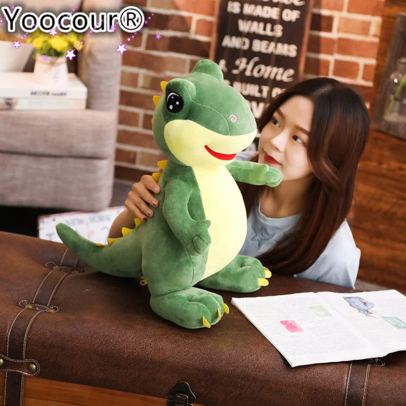 Игрушка плюшевая в виде динозавра с большими глазами 1 шт. 60 см|Мягкие игрушки