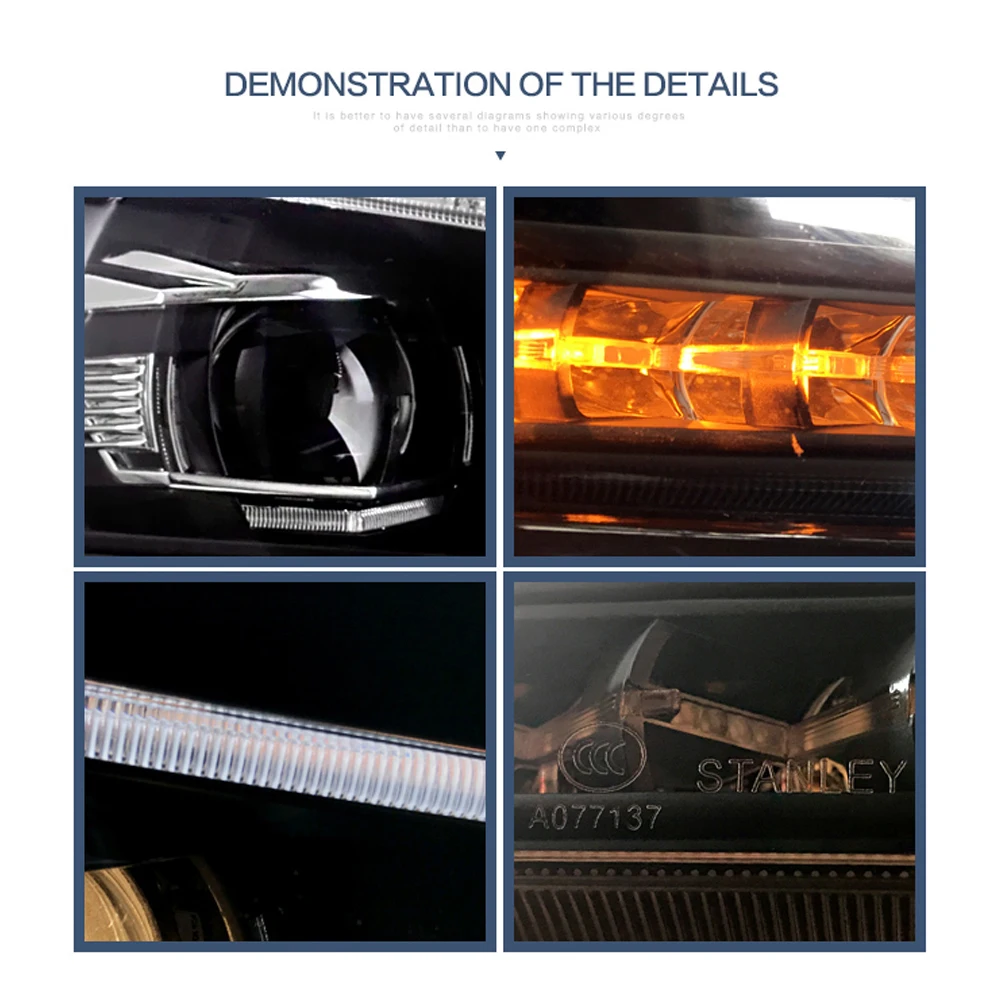 Для HYUNDAI ACCORD 2008 2009 2010 2011 2012 светодиодный головной фонарь DRL фара в сборе|Фара для