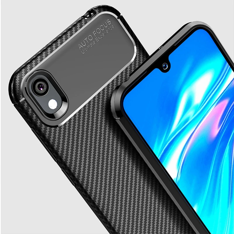 Для Honor 8 S чехол роскошный чехол из углеродного волокна противоударный чехол для телефона для huawei Honor 8 S 8 S чехол 360 полная защита тонкий бампер