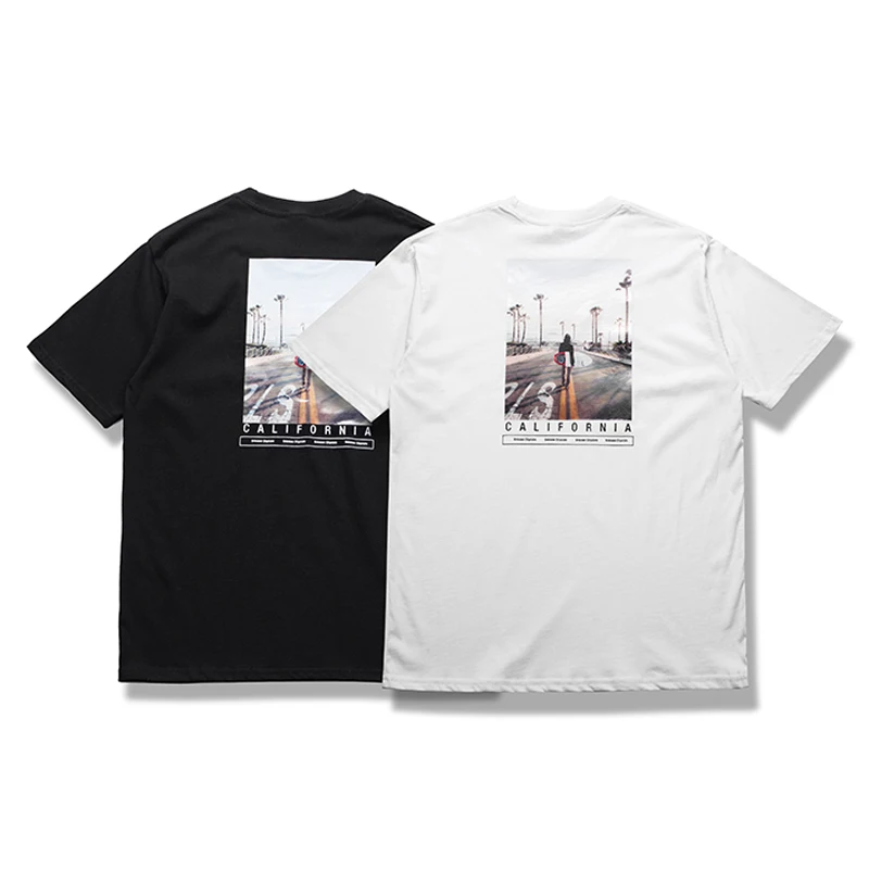 2017 уличная одежда дизайн мода хип хоп Обычная плюс короткий рукав Футболка