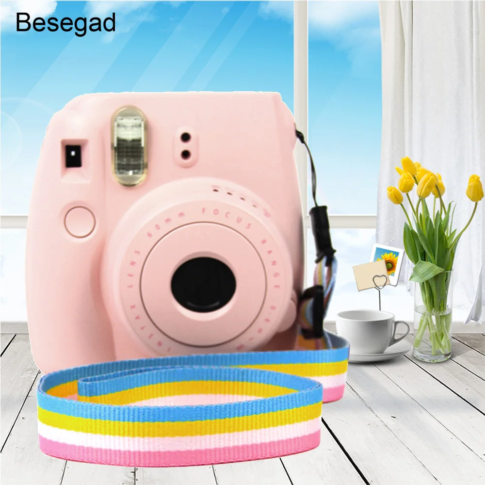 Besegad ремешок на шею через плечо ремень для мгновенной печати Polaroid Fujifilm Fuji Film Instax