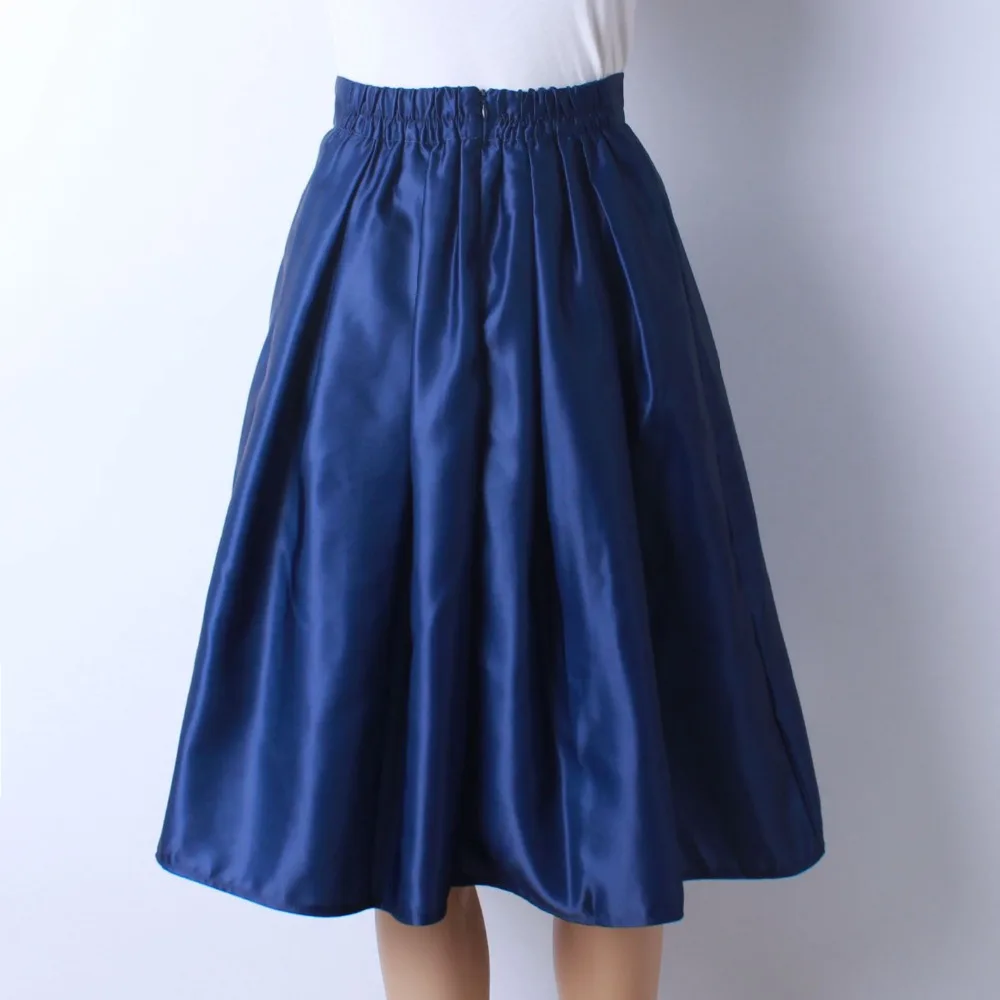 Женская атласная юбка новинка весны 2016 модное винтажное женское бальное платье