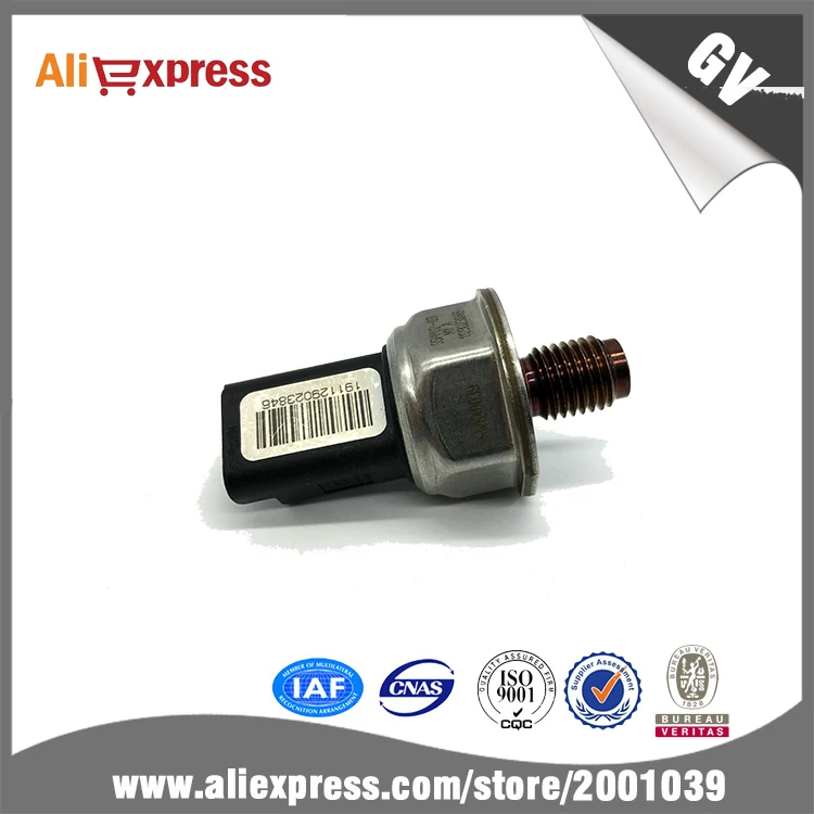 55PP02-03 Genuine Fuel Pressure Sensor 5WS40039 For Ford Focus C-Max S-MAX Galaxy Mondeo Transit Tourneo 1.8 TDCi | Автомобили и