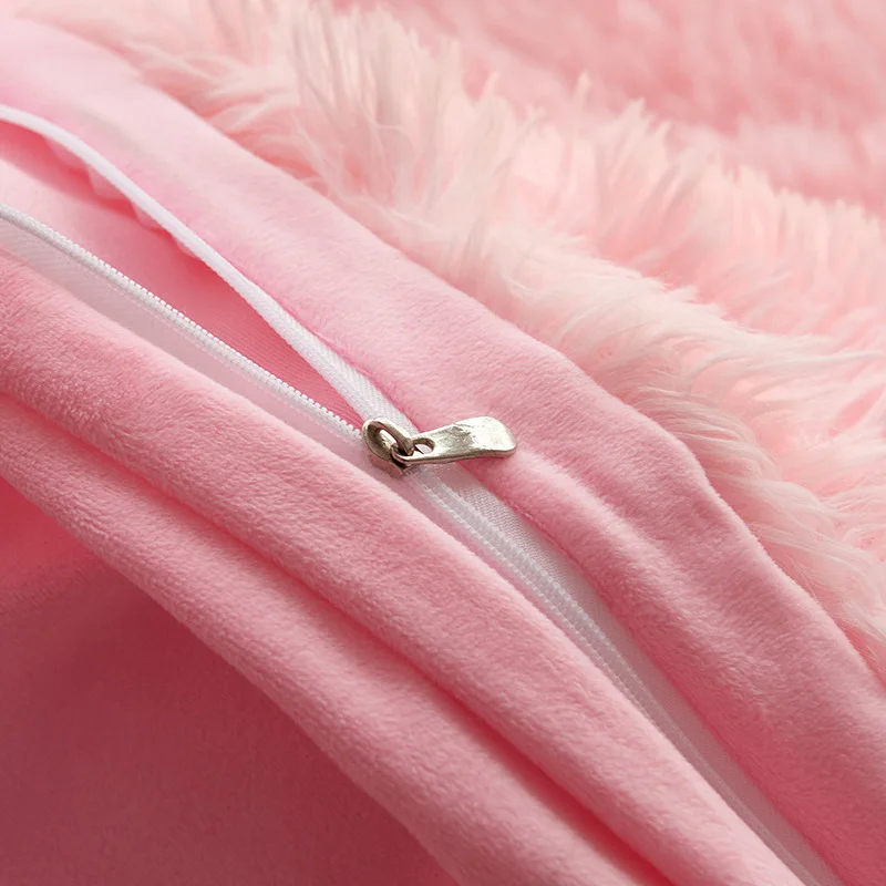 Зимний стиль супер теплый мягкий зимний утолщенный плюшевый Комплект