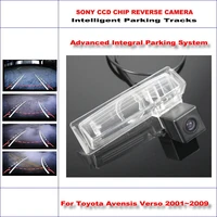 car rear camera for toyota avensis verso 2001 2009 intelligent parking tracks reverse backup ntsc rca aux hd ccd sony cam
