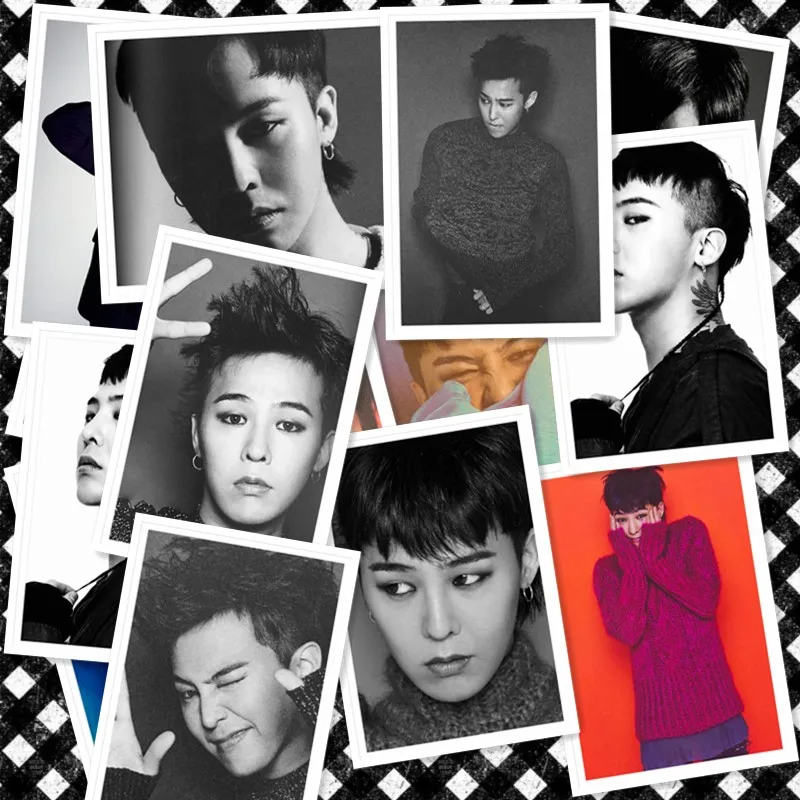 

[MYKPOP]BIGBANG GD WELCOMING MADE SERIES Photo Card K-POP Paper Cards HD Polaroid Photocard 30pcs/set in Tin Box SA18040409
