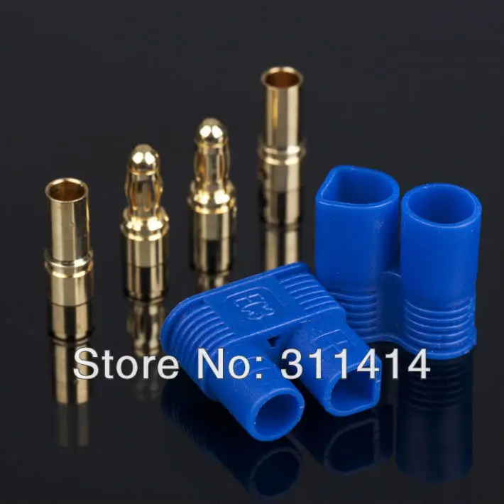 20 Pairs EC3 banana plug Female Male Bullet Connector With Housing For RC ESC LIPO Battery Motor + Free shipping Promotion | Игрушки и