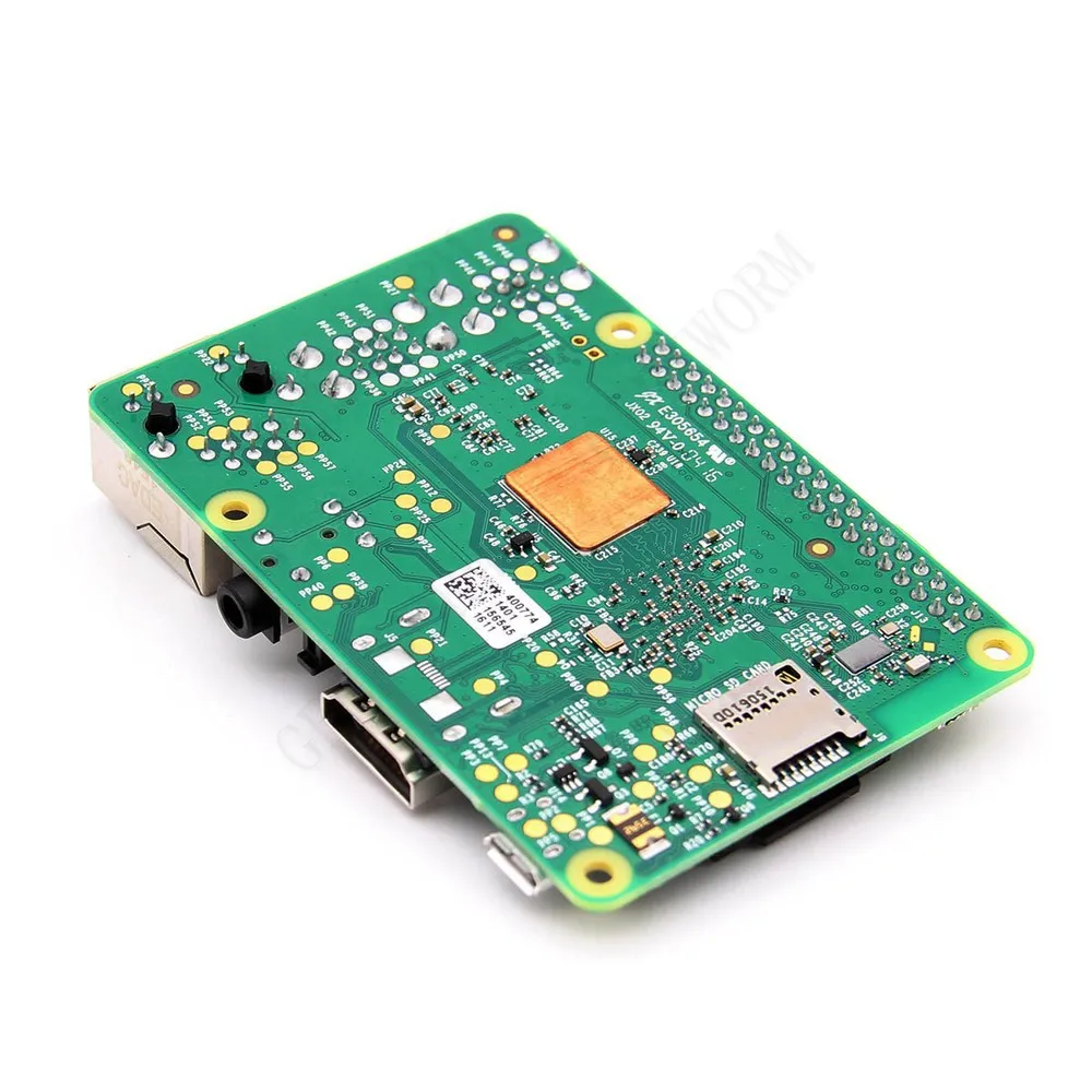 Оригинальный Raspberry Pi 3 Model B 1 ГБ BCM2837 64 разрядный четырехъядерный процессор 2 ГГц с