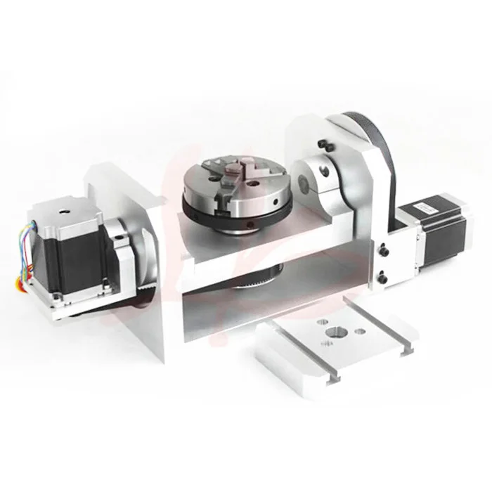 CNC 4th axis 5th axis роторная ось с/без патрона со столом для фрезерного станка с ЧПУ