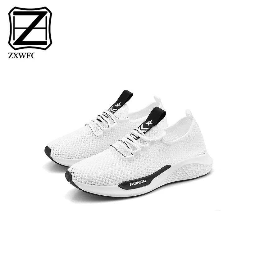 

ZXWFOBEY Men's Women's Trainers Comfortable Outdoor Sport Shoes Lightweight Breathable Running Sneakers Couple Mesh Beach