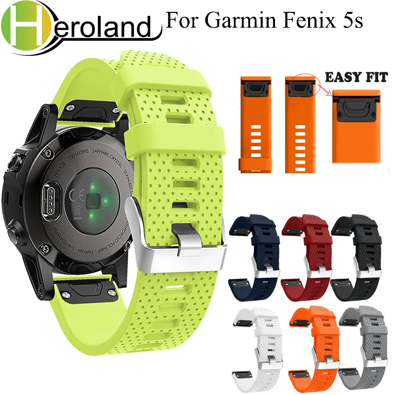 Ремешок для часов браслет Garmin Fenix 5S/ 5S Plus 6S умный ремешок 20 мм быстросъемный