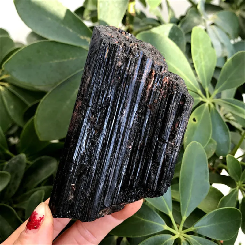 Горячая Распродажа 100% натуральный черный турмалин Schorl Reiki исцеляющая энергия