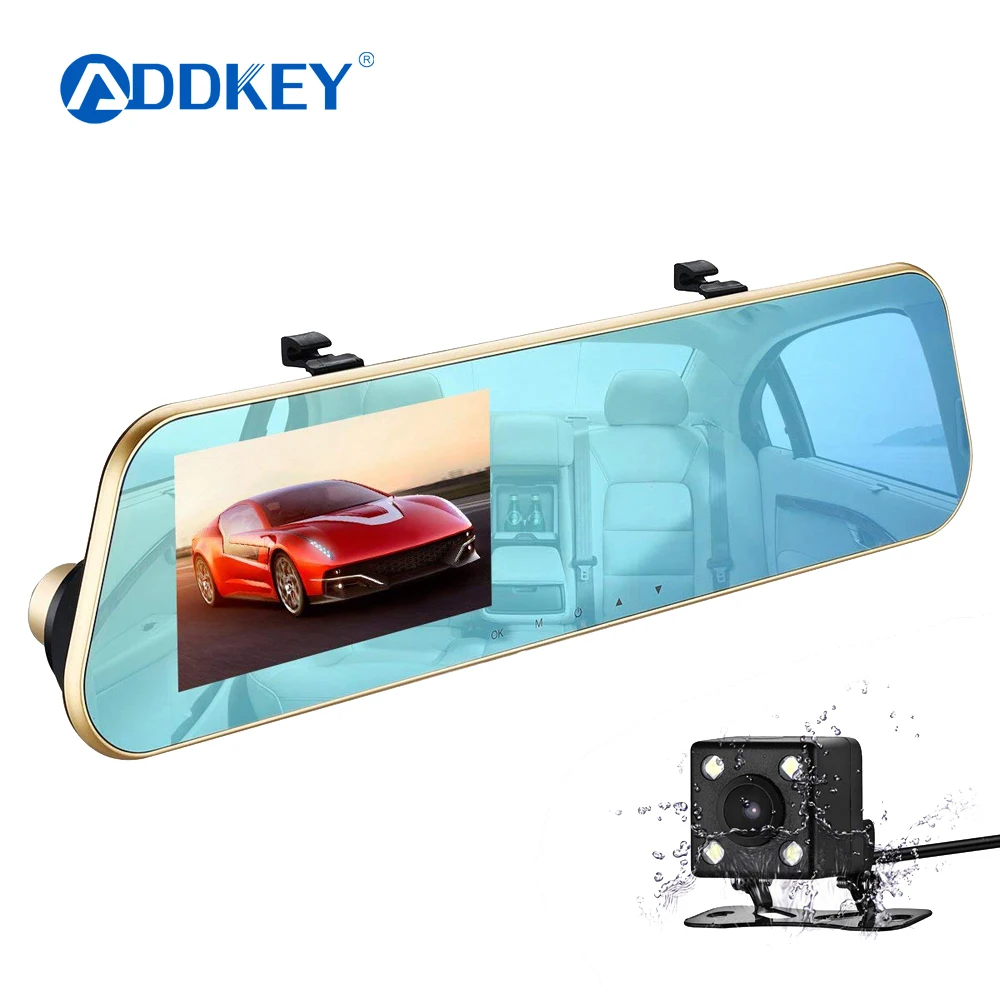 Зеркало видеорегистратор ADDKEY с двумя камерами full hd 1080P|Видеорегистраторы| |