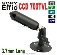 effio e ccd 700tvl mini bullet pin hole camera sony ccd camera with bracket for security dvr cctv industrial surveillance camera
