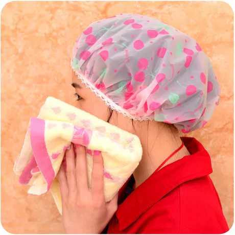 Женские шапочки для душа Товары ванной комнаты шляпа из ЭВА взрослых душ Лидер