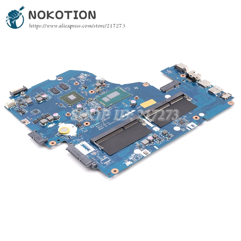 NOKOTION материнская плата для ноутбуков Acer aspire Z5WAH NBMLC11004 с процессором HM86 820M gpu DDR3L