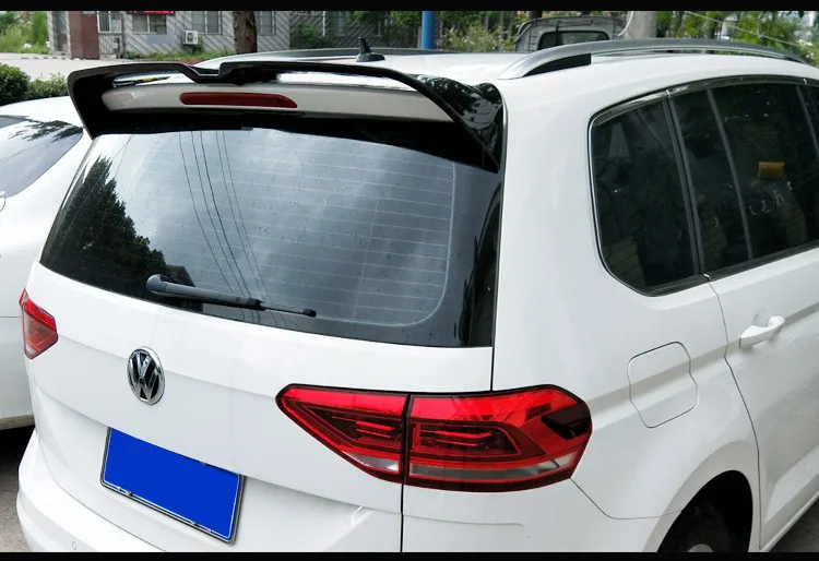 ABS краска заднее крыло багажника спойлер для 16 17 18 Volkswagen VW Touran по EMS